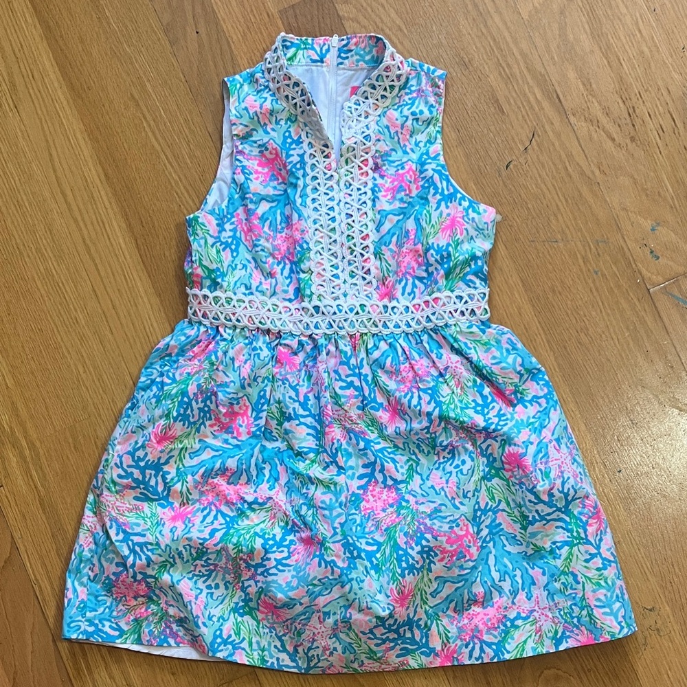 Lilly Pulitzer Vibrant Coral Reef Franci Dress